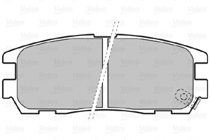 Jarrupalasarja, levyjarru, Taka-akseli, ACURA,ISUZU,OPEL,VAUXHALL, 1605019, 1605020, 1605851, 8970352660, 8-97035-266-0, 8970392690, 8-9