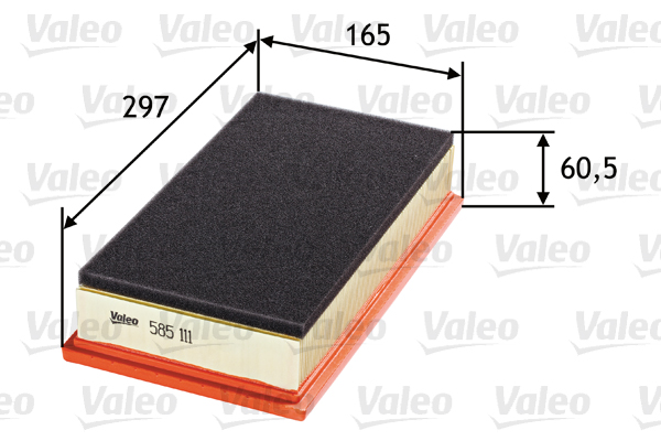 Ilmansuodatin VALEO 585111