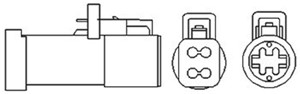 Lambda-sondi, FORD FIESTA V, KA, STREET KA, MAZDA 2, 1148070, 256A9G444BA, 2S6A 9G444 BA, S1087748106A