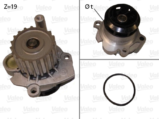 Vesipumppu VALEO 506701