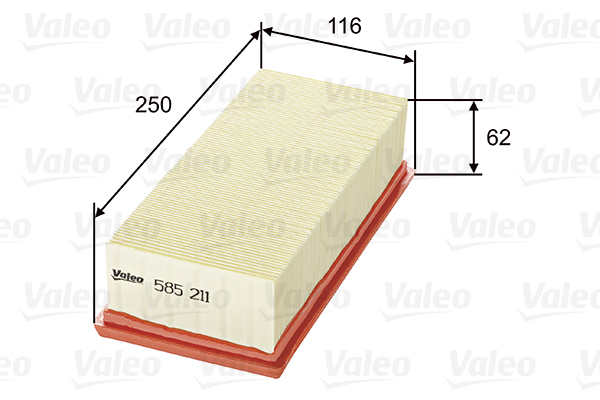 Ilmansuodatin VALEO 585211