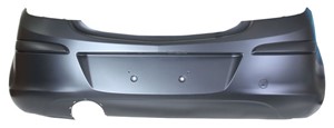 Puskuri, eteen, Takana, OPEL CORSA D, CORSA D Skåp/halvkombi, 13242158, 14 04 243