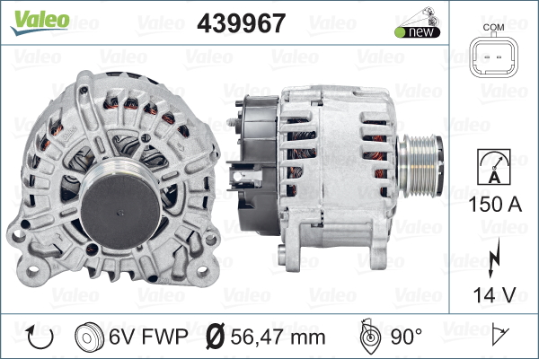 Laturi VALEO 439967