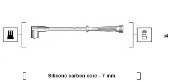 Sytytysjohtosarja MAGNETI MARELLI 941145380735