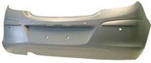 Puskuri, eteen, Takana, OPEL CORSA D, CORSA D Skåp/halvkombi, 12 39 528, 13179893, 14 04 557, 93189909
