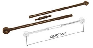 Tanko, kallistuksenvaimennin, Taka-akseli, OPEL AGILA, SUZUKI WAGON R+ Halvkombi, 46300 75F00