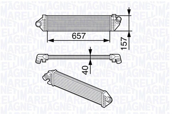 Välijäähdytin MAGNETI MARELLI 351319202050