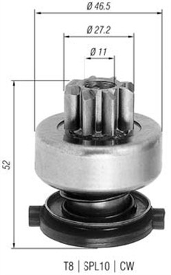 Hammaspyörä, käynnistys MAGNETI MARELLI 940113020275