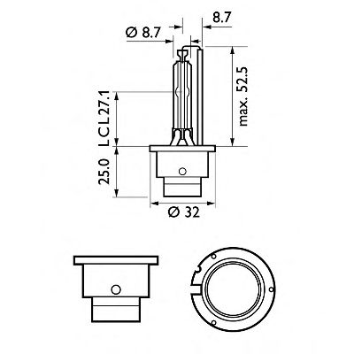 Kaukovalopolttimo PHILIPS 85122SYC1