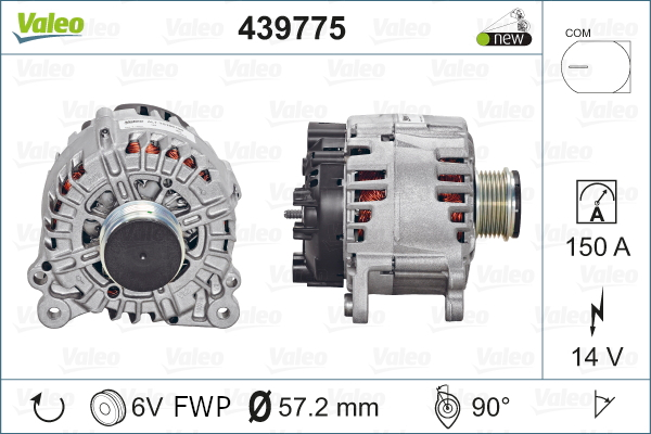 Laturi VALEO 439775
