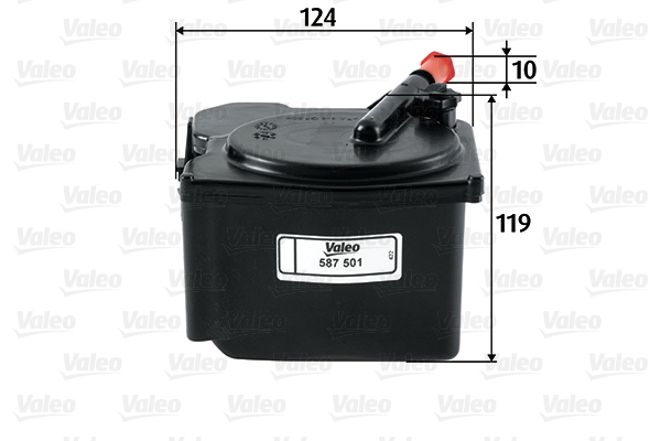 Polttoainesuodatin VALEO 587501